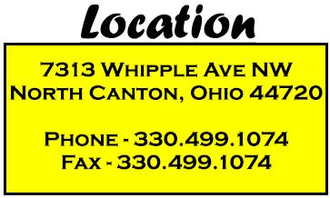 Location 7313 Whipple Ave NW, North Canton, Ohio 44720